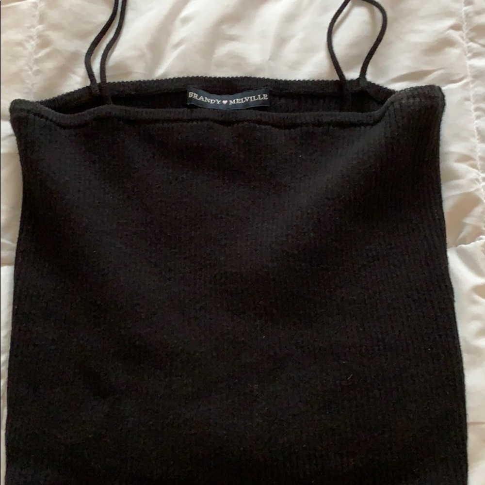Brandy Melville black crop top